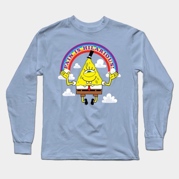 SpongeBill Cipher Long Sleeve T-Shirt by Krobilad